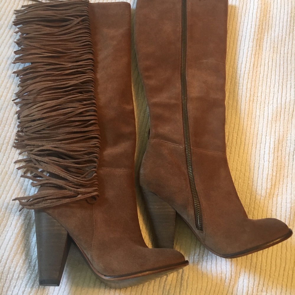 Mia Limited Edition Suede Tassel Boots